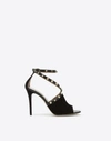 VALENTINO GARAVANI Suede Rockstud Sandal 105mm