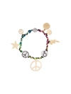 VENESSA ARIZAGA peace charm bracelet,VA272017E12558432