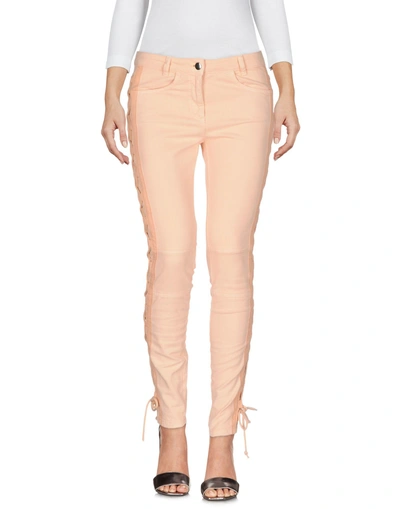 Pinko Woman Jeans Apricot Size 28 Cotton, Elastane In Orange