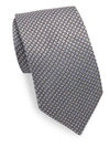 ISAIA Interlock Metal Dot Silk Tie