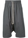 RICK OWENS drop crotch shorts,RU18S5384P12572766