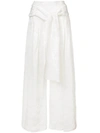 ROSIE ASSOULIN PLEATED WIDE LEG TROUSERS,R18P02WV02012508226