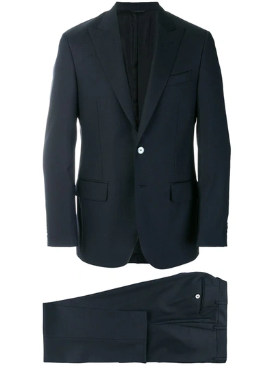 Dell'oglio Slim-fit Tailored Suit In Blue