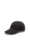 Balenciaga Logo-embroidered Cotton Cap In Black