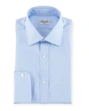 CHARVET POPLIN DRESS SHIRT, BLUE,PROD205260137