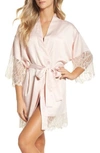 FLORA NIKROOZ GABBY SATIN ROBE,8103