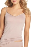 HANRO SEAMLESS V-NECK COTTON CAMISOLE,71601