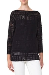 AKRIS SQUARE EMBROIDERED SILK BLEND TUNIC,702300312061