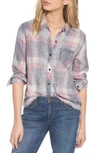Rails Hunter Plaid Shirt In Storm Pink Cloud Wash