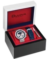 BULOVA LIMITED EDITION BULOVA MEN'S CHRONOGRAPH SPECIAL EDITION STAINLESS STEEL MESH BRACELET WATCH WITH IN