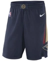 Nike Men's Navy 2019,20 New Orleans Pelicans Icon Edition Swingman Shorts In Navy