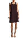 NARCISO RODRIGUEZ Seam-Front Wool Shift Dress,0400096824698