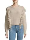 COSETTE Fringed Wool Sweater,0400097121531