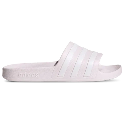 Adidas Originals Adilette Striped Slides In Pink
