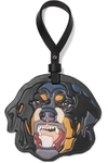 Givenchy Rottweiler Embossed Keyring In Black