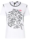 MIU MIU illustrated bow-back T-shirt,MJN0081QHS12576778