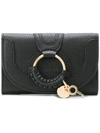 See By Chloé Hana Leather Wallet In Black