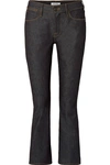 FRAME LE HIGH CROPPED STRAIGHT-LEG JEANS