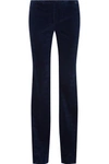 THEORY DEMITRIA STRETCH-COTTON CODURORY FLARED PANTS