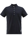 THOM BROWNE stripe detail polo shirt,MJP042A0005012575963