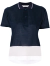 GOLDEN GOOSE CROPPED POLO SHIRT,G32WP029A212571168