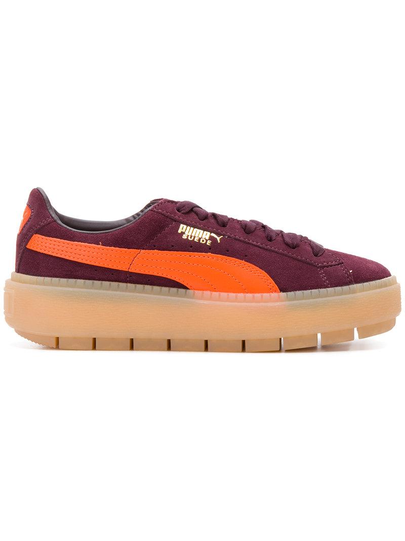 puma suede platform rugged