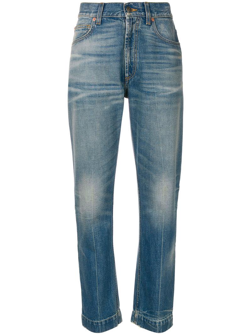 gucci cat jeans
