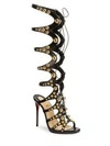 CHRISTIAN LOUBOUTIN Amazoutiful Leather Gladiator Heels