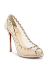 CHRISTIAN LOUBOUTIN Hargaret Peep Toe Pumps