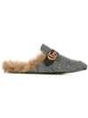 GUCCI Princetown herringbone slippers,4973099HM2012557340