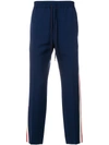 Gucci Web Tailored Joggers In Blue