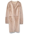 YVES SALOMON Dune Merino Lamb Coat,210000029146