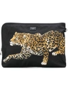 DOLCE & GABBANA leopard print pouch,BP269AAN66712578260
