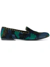 TOMAS MAIER TOMAS MAIER CAMO PALM SMOKING SLIPPER - BLUE,493427M03N012509849