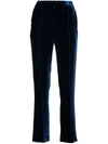 GOLDEN GOOSE HIGH WAISTED VELVET TROUSERS,G32WP015A112510888