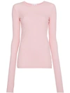 HELMUT LANG  ribbed top with thumb holes,H10HW50412523295