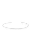 ISABEL LENNSE STERLING SILVER TWISTED CHOKER NECKLACE,NO.2150