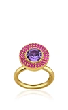 ELENA VOTSI CYCLOS RING WITH RUBIES AND AMETHYST,526956