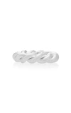 ISABEL LENNSE STERLING SILVER TWISTED RING,NO.2052