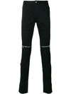 GIVENCHY ZIP BIKER JEANS,BM5020101U12576138