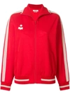 Isabel Marant Étoile Darcy Striped Stretch-knit Track Jacket