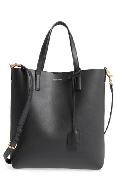 Toy leather tote best sale bag with shoulder strap