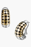 JOHN HARDY DOT GOLD & SILVER - BUDDHA BELLY EARRINGS,EZ33957