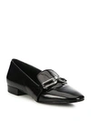 MICHAEL KORS LENNOX PATENT LEATHER LOAFERS,0400096077537