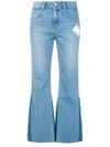 SJYP BOOT CUT CROPPED JEANS,PWMR4DP0990012486335