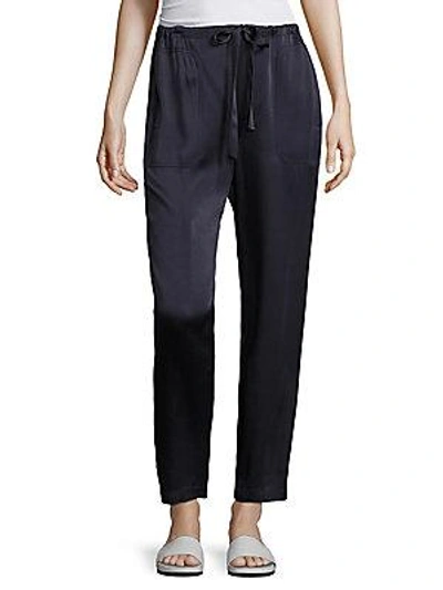 Vince Patch Pockets Track Trousers In Stucco