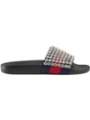 GUCCI Web slides with crystals,5053300GZ2012598128