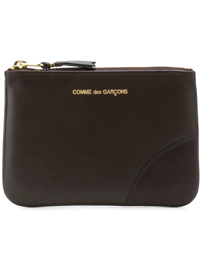 Comme Des Garçons Classic Line Pouch In Brown