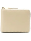 Comme Des Garçons Classic Zip Around Wallet In Neutrals