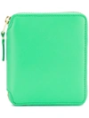 Comme Des Garçons Classic Zip Around Wallet In Green